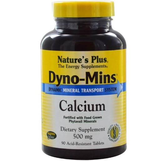 Nature\'s Plus Dyno-Mins Calcium 500mg Συμπλήρωμα Διατροφής για την Επίτευξη Ιδανικής Οστικής Πυκνότητας 90 Tablets Nature\'s Plus Dyno-Mins Calcium 500mg Συμπλήρωμα Διατροφής για την Επίτευξη Ιδανικής Οστικής Πυκνότητας 90 Tablets