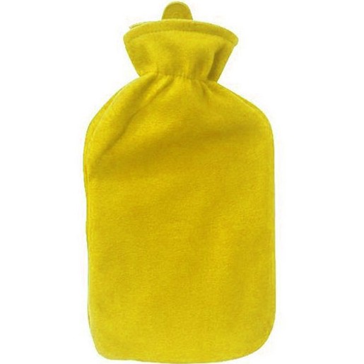 Alfacare Andromeda Hot Water Bottle Fleece Κίτρινο 2Lt, 1 Τεμάχιο