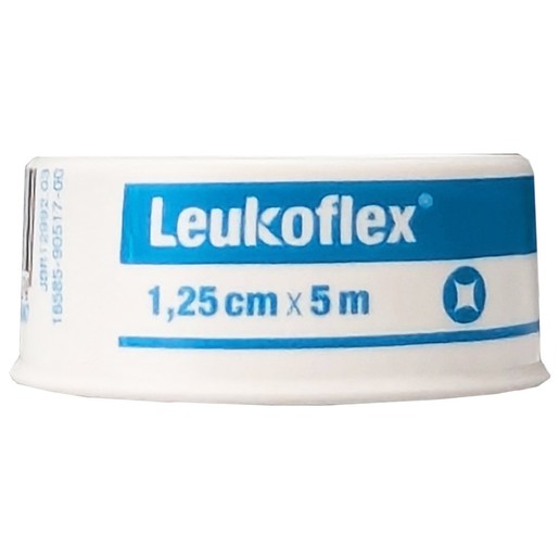 Leukoflex Transparent Waterproof Medical Tape 1,25cm x 5m 1 Τεμάχιο