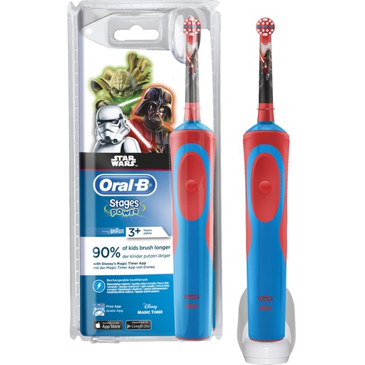 Oral-B Vitality Stages Power Star Wars 3+ Years, Παιδική Ηλεκτρική Οδοντόβουρτσα Oral-B Vitality Stages Power Star Wars 3+ Years, Παιδική Ηλεκτρική Οδοντόβουρτσα