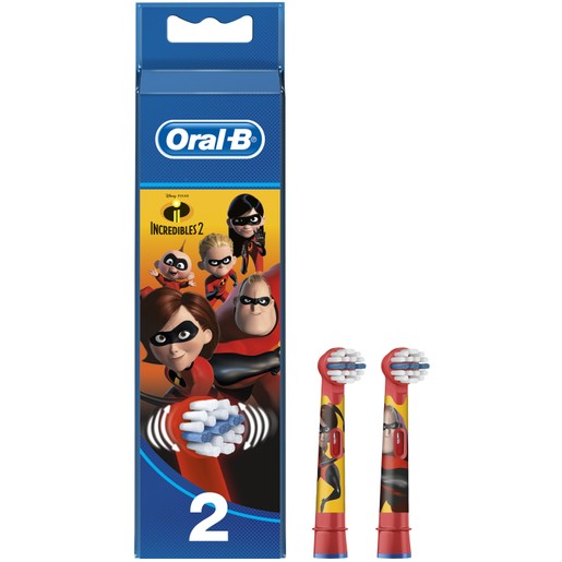 Oral-B Stages Power The Incredibles 2 Ανταλλακτικές Κεφαλές Παιδικής Οδοντόβουρτσας 2 Τεμάχια Oral-B Stages Power The Incredibles 2 Ανταλλακτικές Κεφαλές Παιδικής Οδοντόβουρτσας 2 Τεμάχια