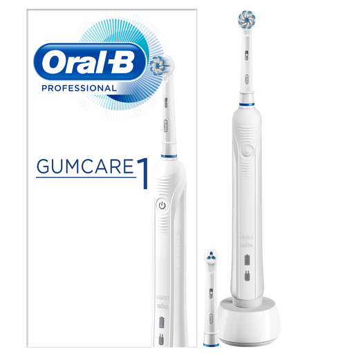 Oral-B Professional GumCare 1 Ηλεκτρική Οδοντόβουρτσα για Απαλό Καθαρισμό & Προστασία των Ούλων 1 Τεμάχιο Oral-B Professional GumCare 1 Ηλεκτρική Οδοντόβουρτσα για Απαλό Καθαρισμό & Προστασία των Ούλων 1 Τεμάχιο