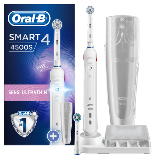 Oral-B Smart 4 4500S Sensi Ultrathin 1 Τεμάχιο Oral-B Smart 4 4500S Sensi Ultrathin 1 Τεμάχιο
