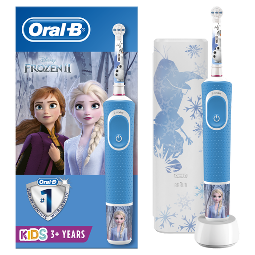 Oral-B Vitality Kids Frozen 3+ Years, Παιδική Ηλεκτρική Οδοντόβουρτσα & Δώρο Exclusive Travel Case Oral-B Vitality Kids Frozen 3+ Years, Παιδική Ηλεκτρική Οδοντόβουρτσα & Δώρο Exclusive Travel Case