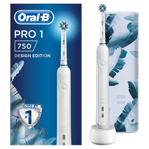 Oral-B Pro 1 750 Design Edition Blue Ηλεκτρική Οδοντόβουρτσα για πιο Λευκά Δόντια από την 1η Μέρα & Δώρο Premium Θήκη Ταξιδίου Oral-B Pro 1 750 Design Edition Blue Ηλεκτρική Οδοντόβουρτσα για πιο Λευκά Δόντια από την 1η Μέρα & Δώρο Premium Θήκη Ταξιδίου