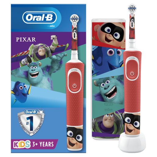 Oral-B Vitality Kids Pixar 3+ Years, Παιδική Ηλεκτρική Οδοντόβουρτσα & Δώρο Exclusive Travel Case Oral-B Vitality Kids Pixar 3+ Years, Παιδική Ηλεκτρική Οδοντόβουρτσα & Δώρο Exclusive Travel Case