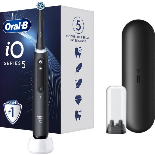 Oral-B iO Series 5 Electric Toothbrush Black 1 Τεμάχιο