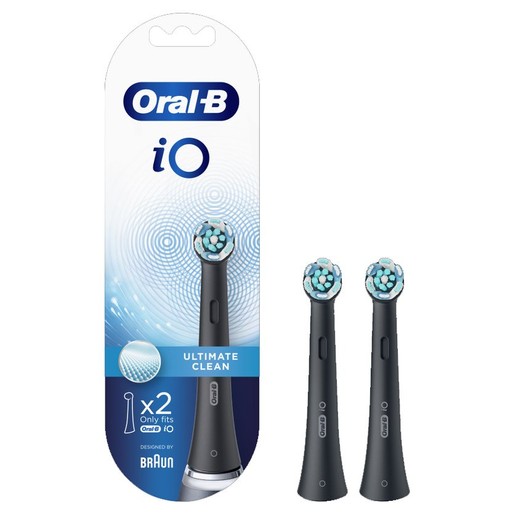 Oral-B iO Ultimate Clean Black 2 Τεμάχια Oral-B iO Ultimate Clean Black 2 Τεμάχια