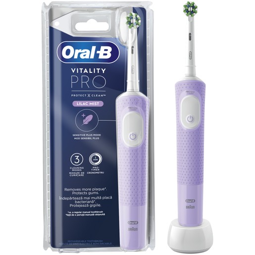Oral-B Vitality Pro Protect X Clean 1 Τεμάχιο - Lilac Mist Oral-B Vitality Pro Protect X Clean 1 Τεμάχιο - Lilac Mist