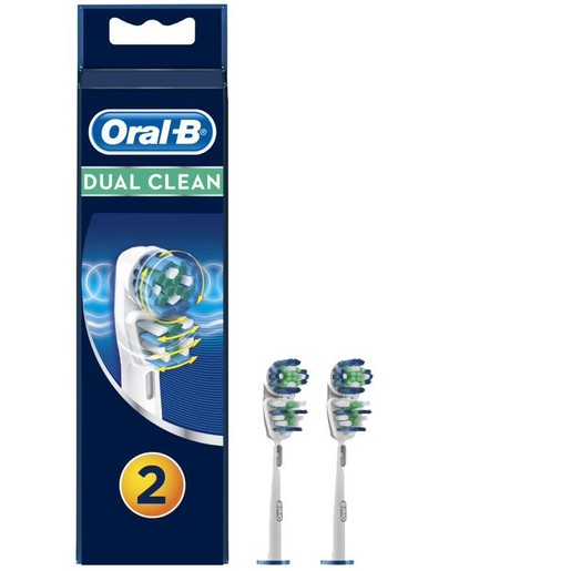 Oral-B Dual Clean Ανταλλακτικές Κεφαλές Βουρτσίσματος 2 τεμάχια Oral-B Dual Clean Ανταλλακτικές Κεφαλές Βουρτσίσματος 2 τεμάχια