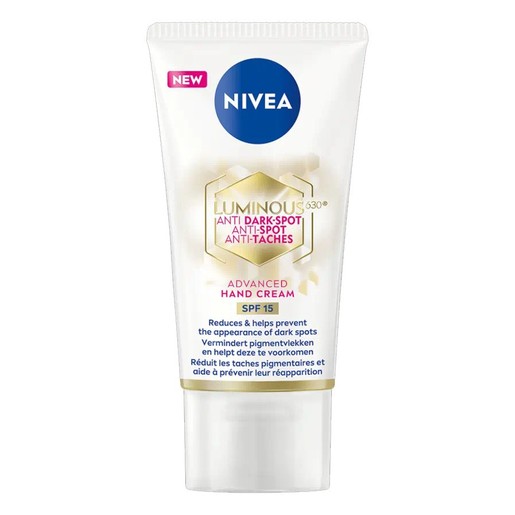 Nivea Luminous630 Anti Spot Advanced Hand Cream Spf15, 75ml Nivea Luminous630 Anti Spot Advanced Hand Cream Spf15, 75ml