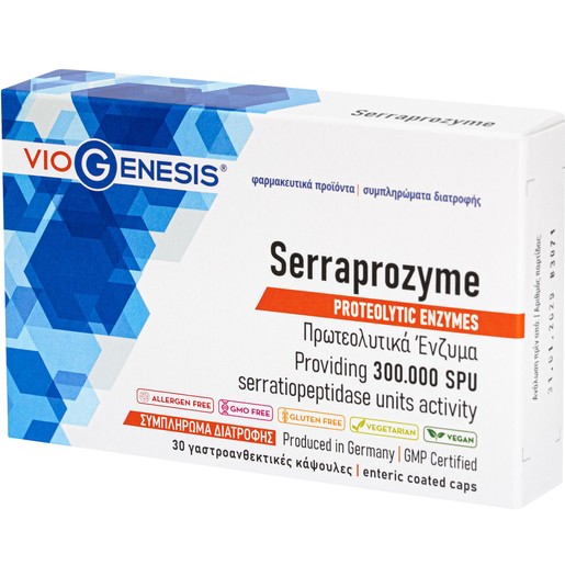 Viogenesis Serraprozyme 30caps Viogenesis Serraprozyme 30caps