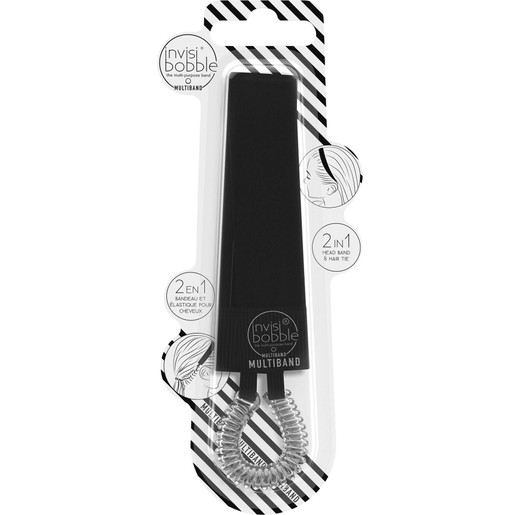 Invisibobble Multiband True Black Κορδέλα - Λαστιχάκι Μαλλιών Invisibobble Multiband True Black Κορδέλα - Λαστιχάκι Μαλλιών