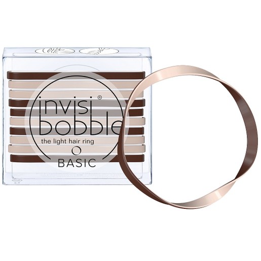 Invisibobble Basic Mocca & Cream Λαστιχάκι Μαλλιών Χρώμα Μόκα - Κρέμα, Συσκευασία 10 Τεμαχίων Invisibobble Basic Mocca & Cream Λαστιχάκι Μαλλιών Χρώμα Μόκα - Κρέμα, Συσκευασία 10 Τεμαχίων