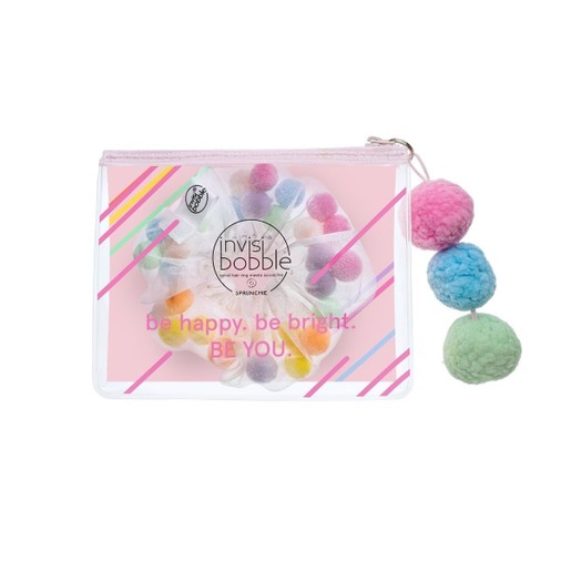 Invisibobble Sprunchie Haircloud Πολύχρωμο Λαστιχάκι Μαλλιών Μαζί με Mini Νεσεσέρ Invisibobble Sprunchie Haircloud Πολύχρωμο Λαστιχάκι Μαλλιών Μαζί με Mini Νεσεσέρ