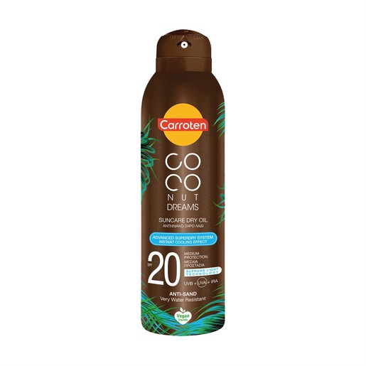 Carroten Coconut Dreams Suncare Dry Oil Spf20, 150ml Carroten Coconut Dreams Suncare Dry Oil Spf20, 150ml