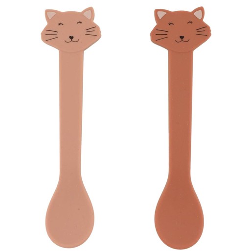 Trixie Silicone Spoon 4m+ 2 Τεμάχια - Mrs. Cat Trixie Silicone Spoon 4m+ 2 Τεμάχια - Mrs. Cat