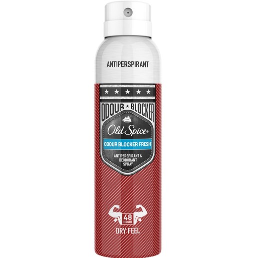Old Spice Odor Blocker Spray Αποσμητικό Σπρέι για Άνδρες 150ml Old Spice Odor Blocker Spray Αποσμητικό Σπρέι για Άνδρες 150ml