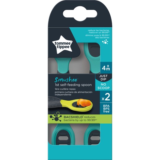 Tommee Tippee Smushee 1st Self-Feeding Spoon 4m+ Κωδ 44718610, 2 Τεμάχια Tommee Tippee Smushee 1st Self-Feeding Spoon 4m+ Κωδ 44718610, 2 Τεμάχια