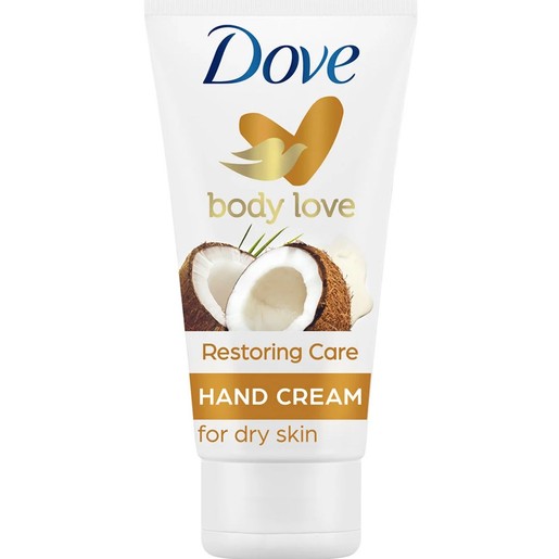 Dove Body Love Restoring Care Hand Cream with Coconut & Almont Milk 75ml