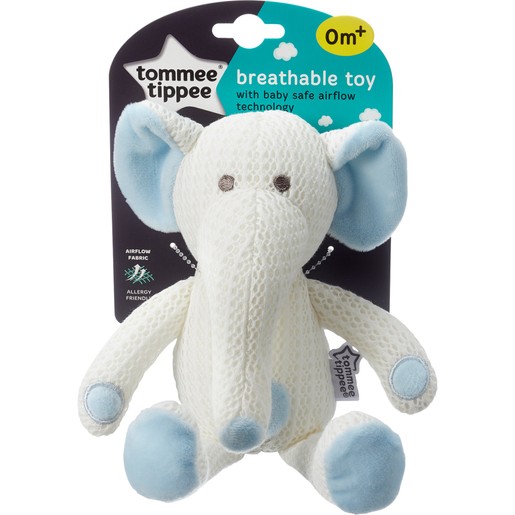 Tommee Tippee Breathable Toy Eddy the Elephant 0m+ Κωδ 470000, 1 Τεμάχιο