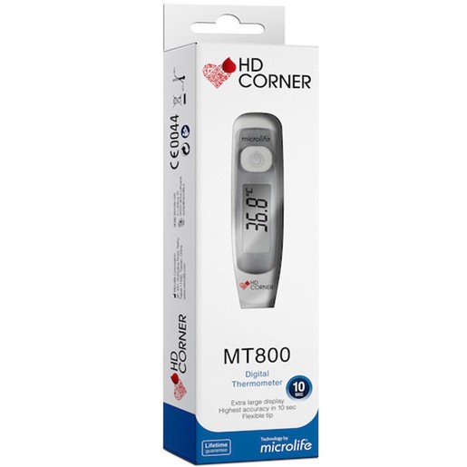 Microlife Hd Corner MT800 Digital Thermometer 1 Τεμάχιο