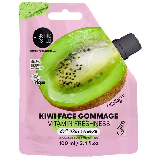 Organic Shop Vitamin Freshness Kiwi with Collagen Face Commage 100ml