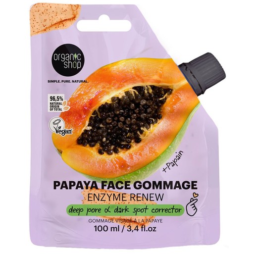 Organic Shop Enzyme Renew Papaya with Papain Face Commage 100ml