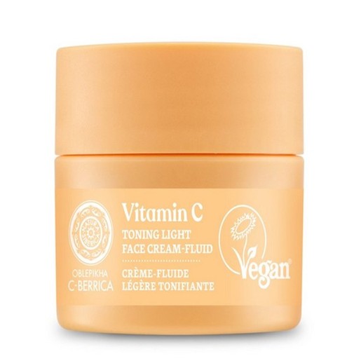 Natura Siberica Oblepikha C-Berrica Vitamin C Toning Light Face Cream-Fluid 50ml