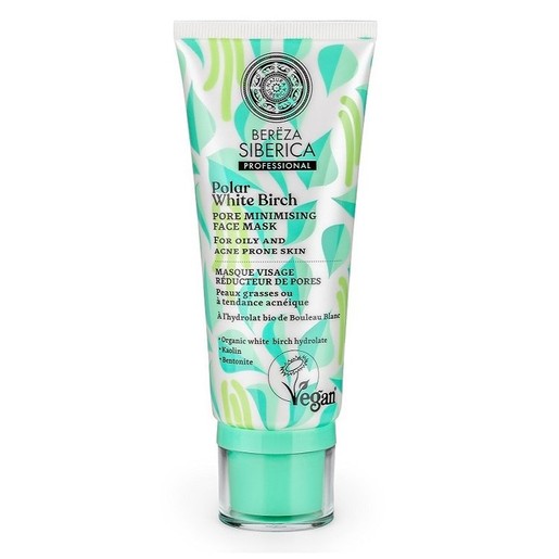 Natura Siberica Bereza Polar White Birch Pore Minimising Face Mask 100ml