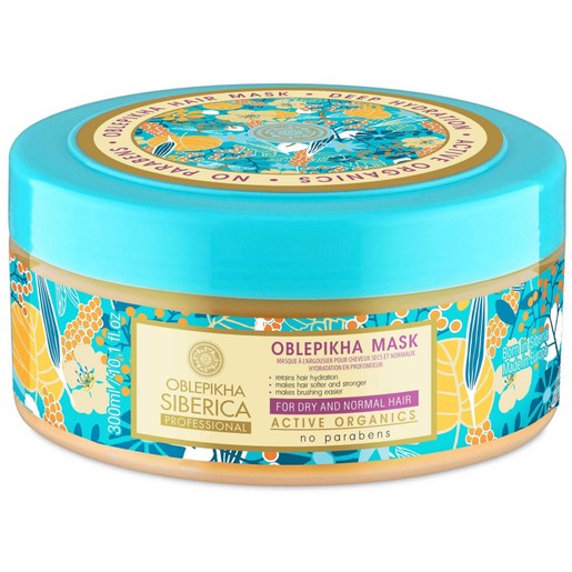 Natura Siberica Oblepikha Hair Mask for Dry & Normal Hair 300ml