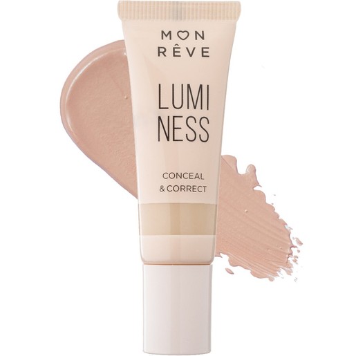 Mon Reve Luminess Concealer for Perfect Coverage of Dark Circles & Imperfections 10ml - 102