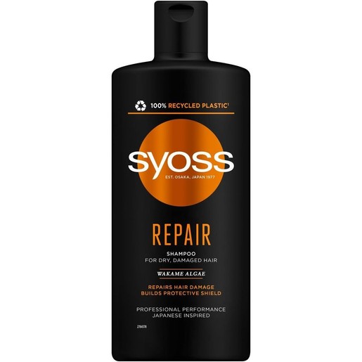 Syoss Repair Shampoo for Dry Damaged Hair 440ml