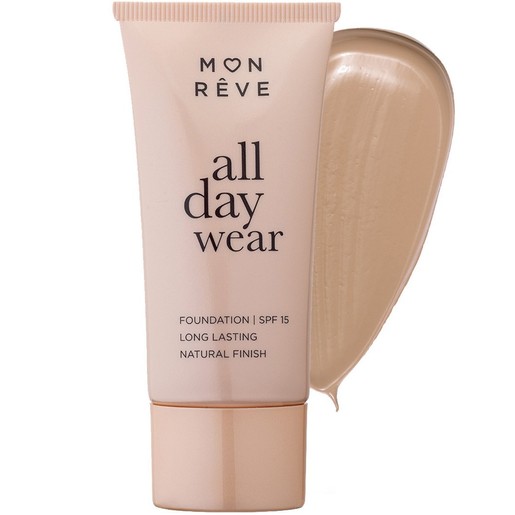 Mon Reve All Day Wear Matte Foundation Spf15 with Medium to High Coverage 35ml - 103
