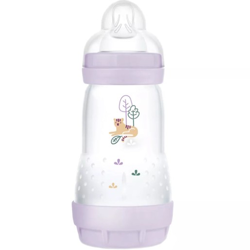 Mam Easy Start Anti-Colic Plastic Bootle 2m+, 260ml, Κωδ 351SGc - Λιλά