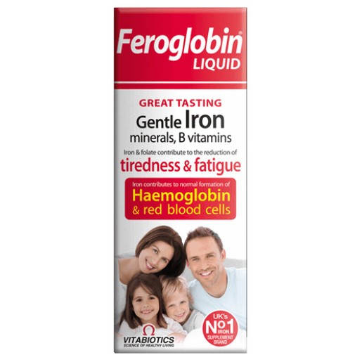 Vitabiotics Feroglobin Liquid Gentle Iron Συμπλήρωμα Διατροφής Υγρού Σιδήρου με Βιταμίνες και Μέταλλα 200ml Vitabiotics Feroglobin Liquid Gentle Iron Συμπλήρωμα Διατροφής Υγρού Σιδήρου με Βιταμίνες και Μέταλλα 200ml