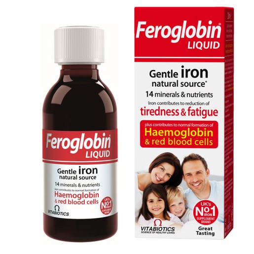Vitabiotics Feroglobin Liquid Gentle Iron Συμπλήρωμα Διατροφής Υγρού Σιδήρου με Βιταμίνες και Μέταλλα 200ml Vitabiotics Feroglobin Liquid Gentle Iron Συμπλήρωμα Διατροφής Υγρού Σιδήρου με Βιταμίνες και Μέταλλα 200ml
