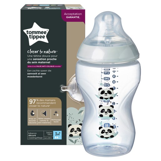 Tommee Tippee Closer to Nature Baby Bottle 3m+ Κωδ 42269803, 340ml Tommee Tippee Closer to Nature Baby Bottle 3m+ Κωδ 42269803, 340ml