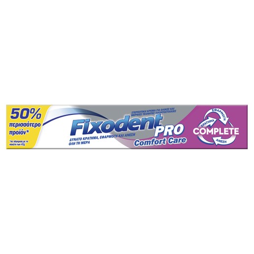 Fixodent Pro Complete Original Στερεωτική Κρέμα για Δυνατό Κράτημα Άνετη Εφαρμογή Όλη Μέρα 70.5g Fixodent Pro Complete Original Στερεωτική Κρέμα για Δυνατό Κράτημα Άνετη Εφαρμογή Όλη Μέρα 70.5g