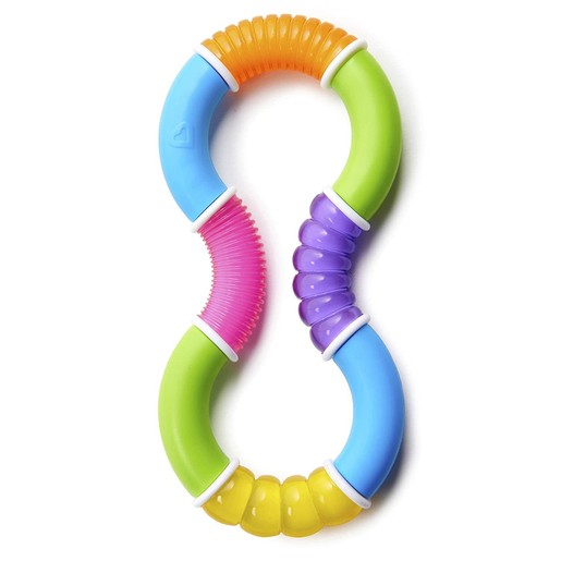 Munchkin Twisty Figure 8 Teether Βρεφική Κουδουνίστρα Μασητικό Οδοντοφυΐας σε Σχήμα 8, 1 Τεμάχιο