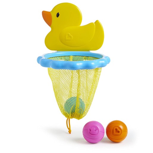 Munchkin Duck Dunk Basket Μπασκέτα Παπάκι για το Μπάνιο του Μωρού 12m+ Munchkin Duck Dunk Basket Μπασκέτα Παπάκι για το Μπάνιο του Μωρού 12m+