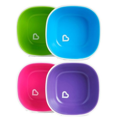 Munchkin Splash Bowls With Grips Μπολ με Αντιολισθητική Βάση 2τμχ Munchkin Splash Bowls With Grips Μπολ με Αντιολισθητική Βάση 2τμχ
