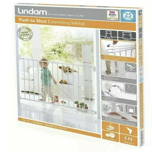 Munchkin Lindam Push to Shut Extending Metal 64.5cm x 102cm 1 Τεμάχιο Munchkin Lindam Push to Shut Extending Metal 64.5cm x 102cm 1 Τεμάχιο
