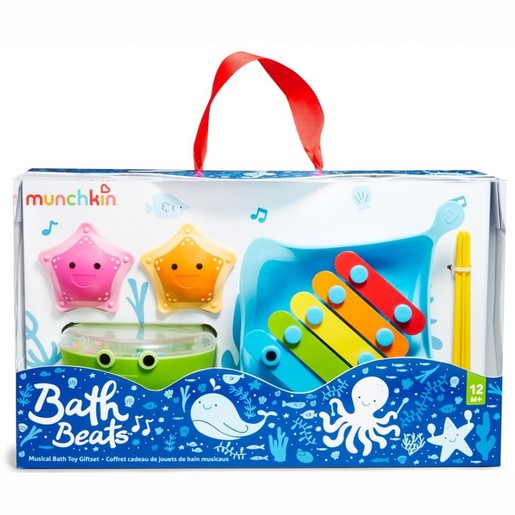 Munchkin Bath Beats Musical Bath Toy Giftset 12m+, 1 Τεμάχιο