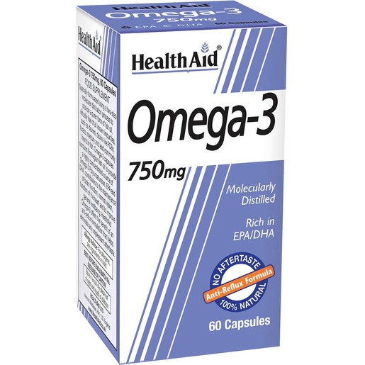 Health Aid Omega 3, 750mg 60caps Health Aid Omega 3, 750mg 60caps