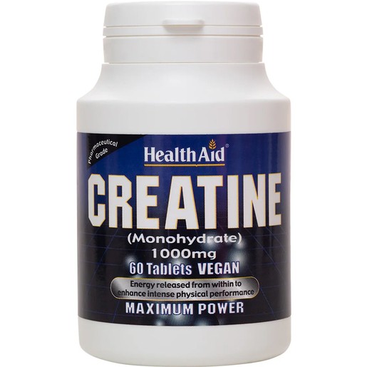Health Aid Creatine Monohydrate 1000mg 60tabs Health Aid Creatine Monohydrate 1000mg 60tabs
