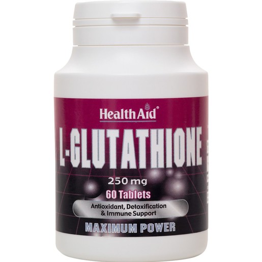 Health Aid L-Glutathione 250mg 60tabs Health Aid L-Glutathione 250mg 60tabs