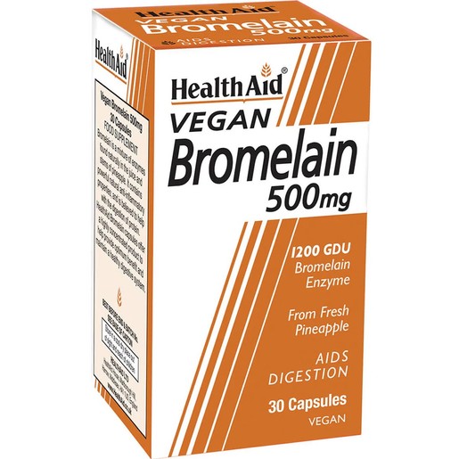 Health Aid Vegan Bromelain 500mg 30caps