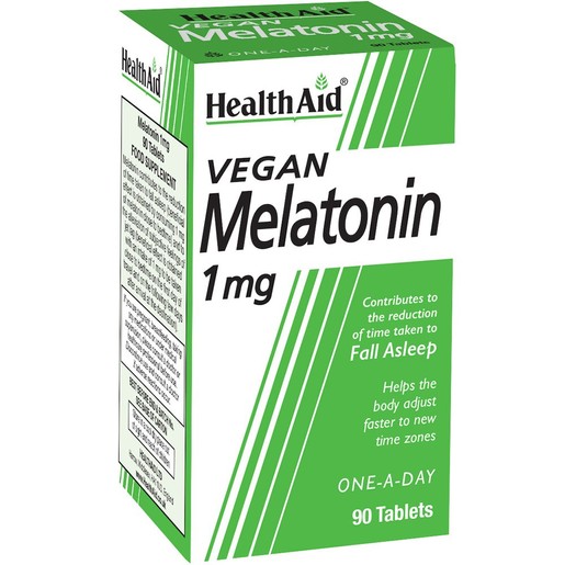 Health Aid Vegan Melatonin 1mg, 90tabs