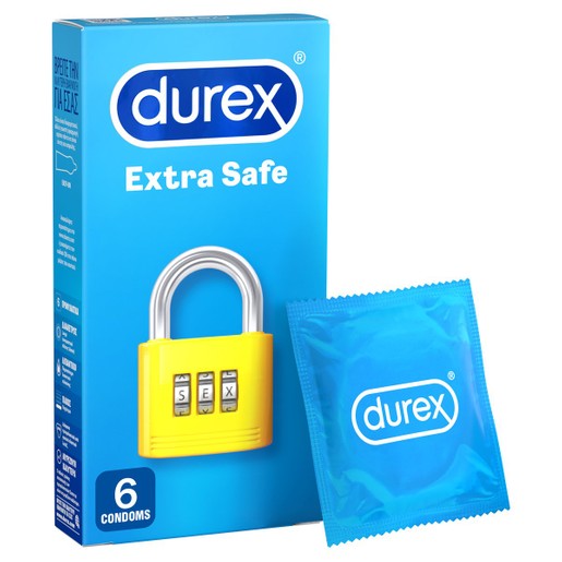 Durex Extra Safe 6 Τεμάχια Durex Extra Safe 6 Τεμάχια
